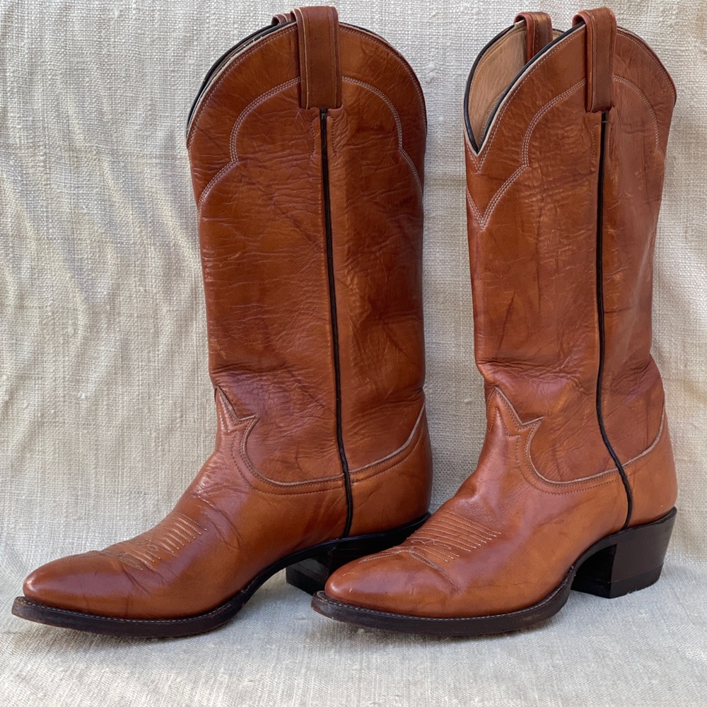 Vintage Tony Lama Cowboy Boots Men’s 7.5 Women’s 9